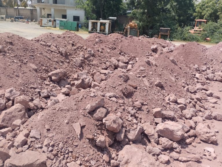 Red brown phosphate at DP near Mines